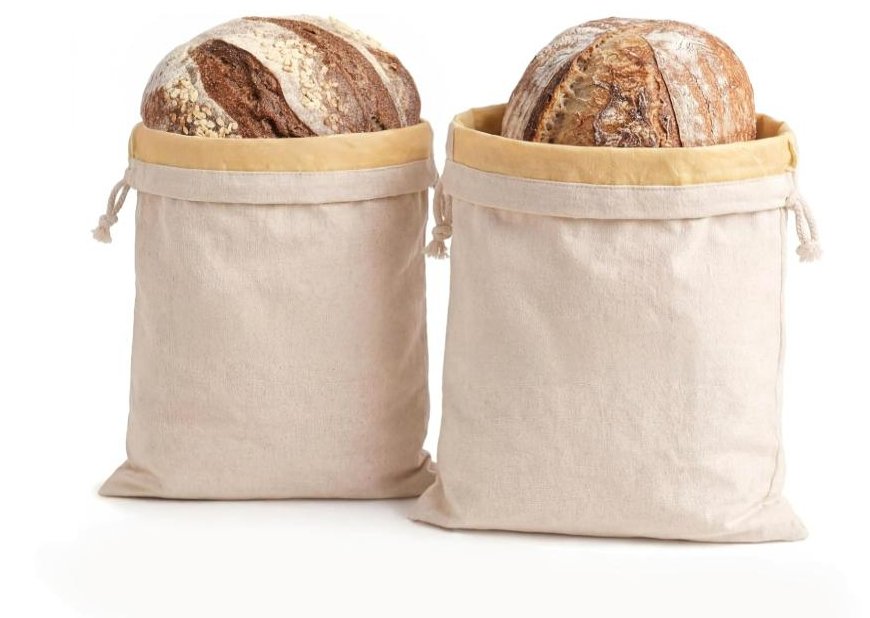 Agni Beeswax Linen Bread Bag 2-Pack